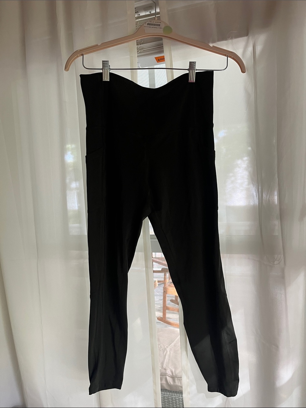 High-Rise Black Women's Active Leggings